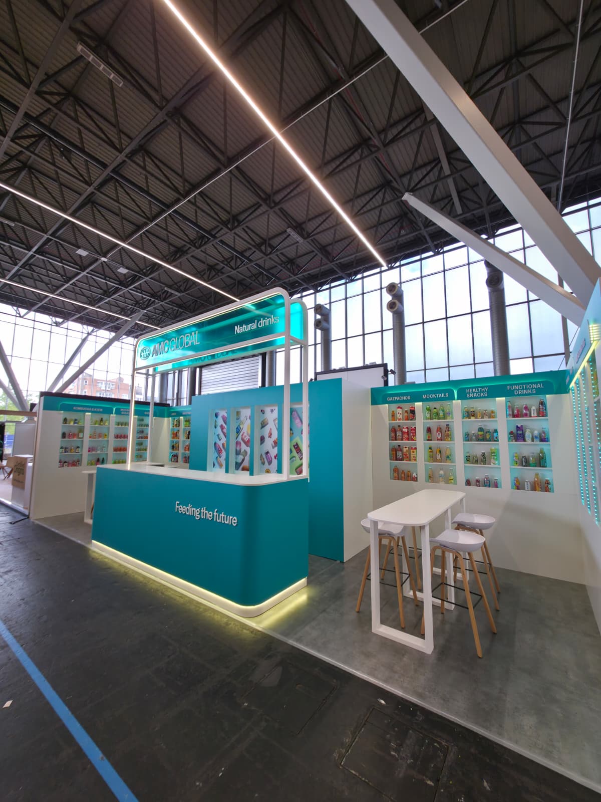 AMC Global drinks brand exhibition stand