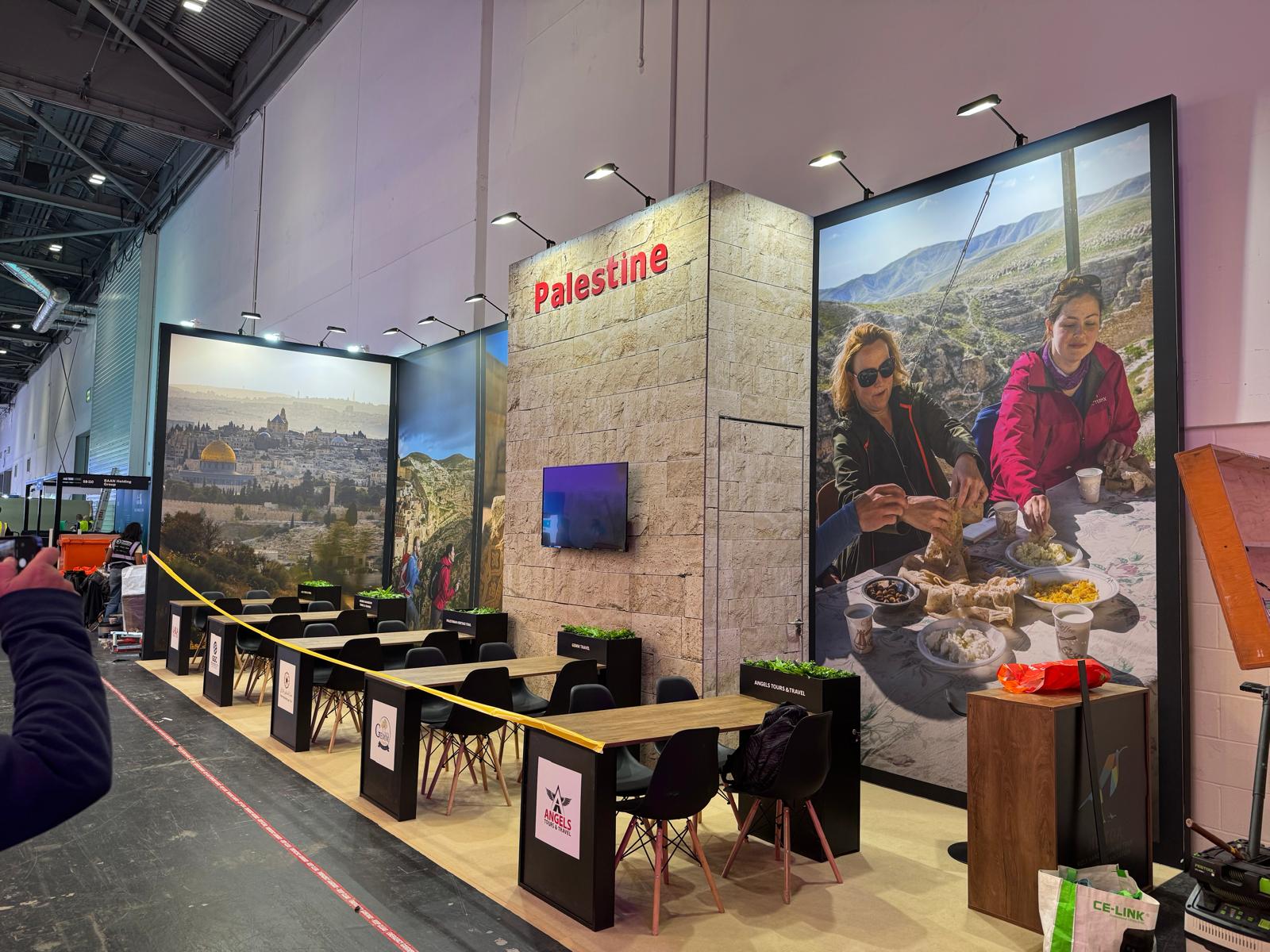 Palestine tourism pavilion at Fitur Madrid
