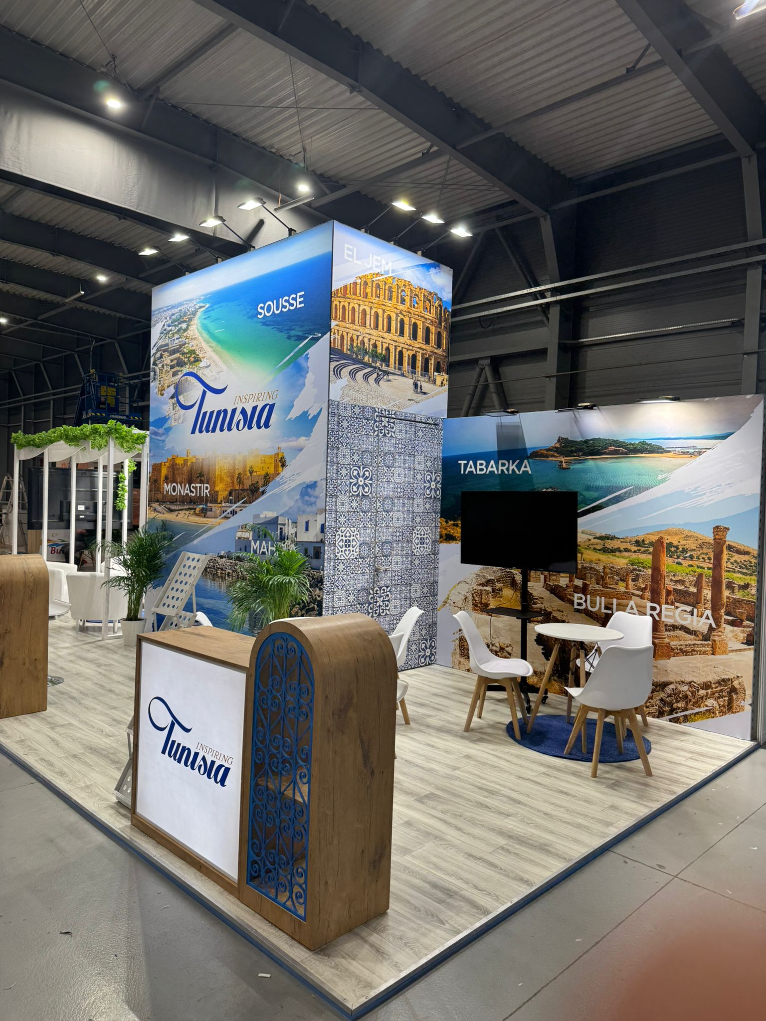 Inspiring Tunisia tourism pavilion
