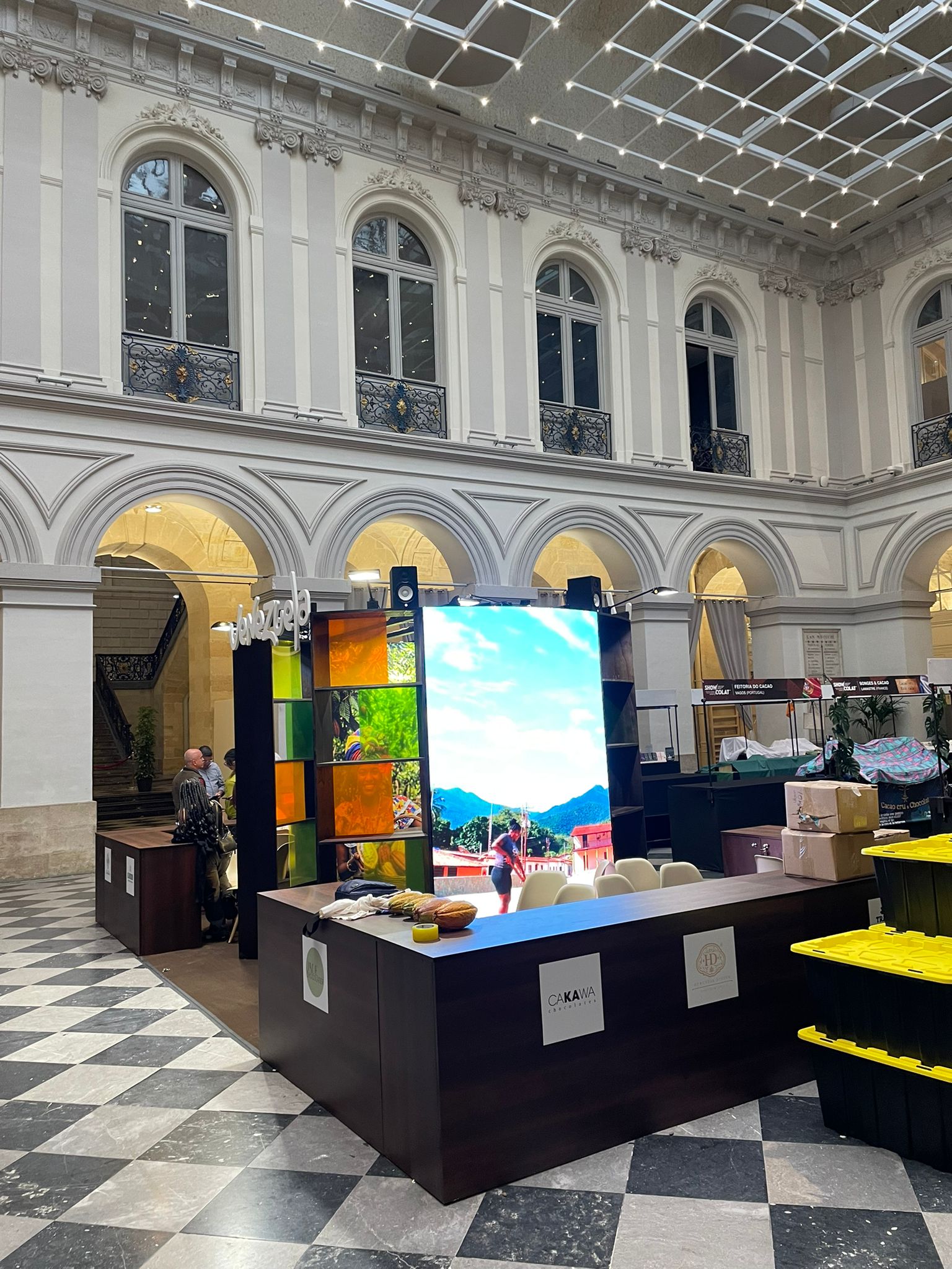 Venezuela cacao pavilion at Show/Colat Bordeaux
