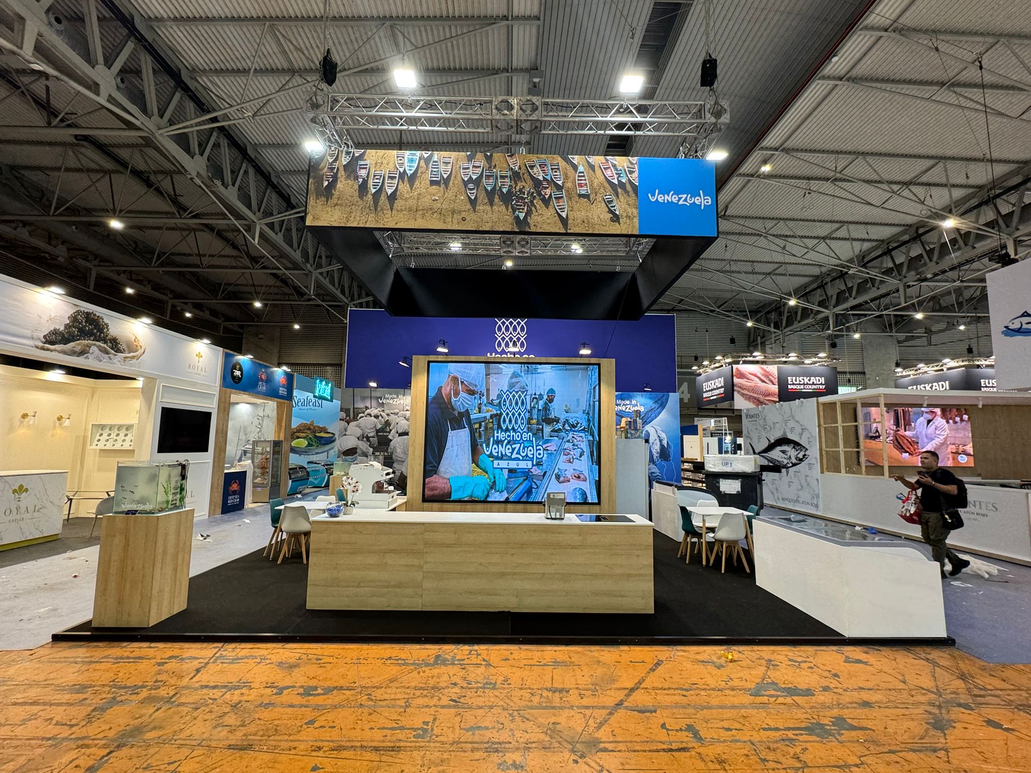 Venezuela seafood pavilion at Seafood Global Barcelona