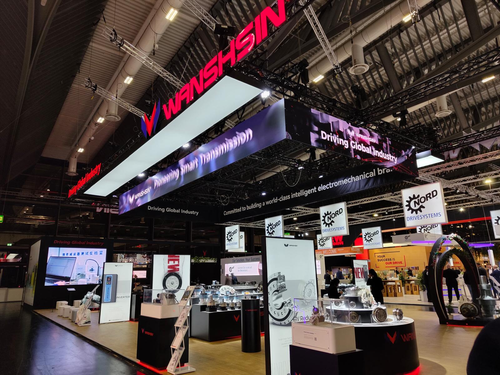 WANSHSIN stand at Smart Production Solutions Nuremberg